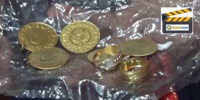 Altınları oltayla çıkarıldı!