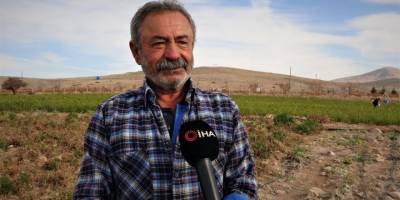 Marketlerdeki fiyata kızdı, 20 dönümlük sebze tarlasını vatandaşlara ücretsiz açtı