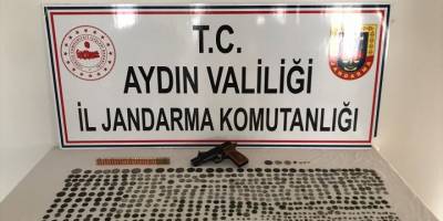 Aydın'da 998 sikkenin ele geçirildiği operasyonda 3 kişi yakalandı