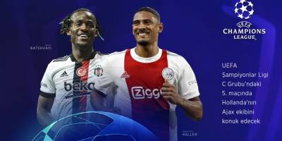 Beşiktaş, Şampiyonlar Ligi'nde Ajax'ı konuk edecek