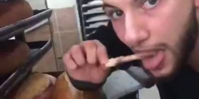 "Süt banyosu" ve "dönerle danstan" sonra şimdi de "ekmekle çirkin oyun"