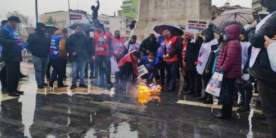 Eğitim İş Sendikası'ndan Ankara’da zam eylemi