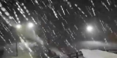 Bursa'nın Keles ilçesinde yoğun kar yağışı