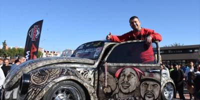 Germencik'te modifiye araç fuarı düzenlendi