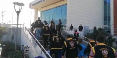 El ve ayakları bağlı kadın kurtarıldı