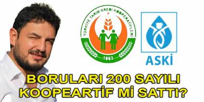 Aydın, ASKİ'nin Tarım Kredi Kooperatifi üzerinden 150 defada ihalesiz aldığı 35 milyonluk borulara kilitlendi!