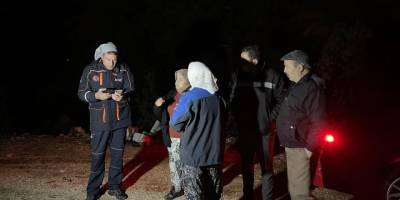 Muğla'da mantar toplarken kaybolan 3 kişi bulundu