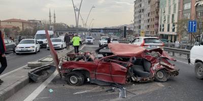 Kayseri’de facia gibi kaza: 4 yaralı