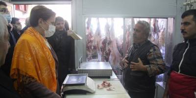 Akşener, Gaziantep'te esnafı ziyaret etti