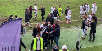 Amatör maçta ortalık savaş alanına döndü!