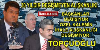 Nazilli Belediyesi Özel Kalem Müdürlüğü'nün 30 yıldır aynı şirkette kum, çimento verip 'kilit parke taşı' yaptırdığını biliyor muydunuz?