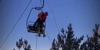 Palandöken’de telesiyejde mahsur kalan 17 kişi kurtarıldı