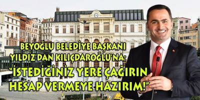 Başkan Yıldız: “İstediğiniz gün-saatte gelmeye, milletimize hesap vermeye hazırım”