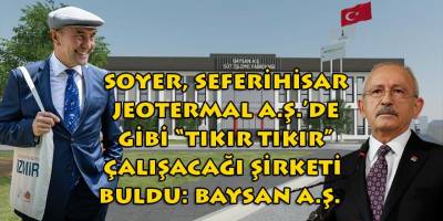 Bundan böyle İzmir Büyükşehir'in işleri Baysan A.Ş. üzerinden mi yürütülecek?