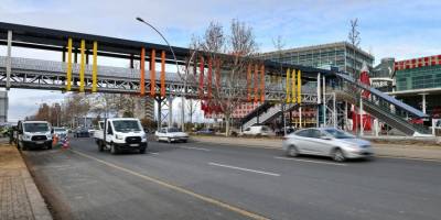 Başkent'e merdivenli ve asansörlü yeni yaya üst geçitleri