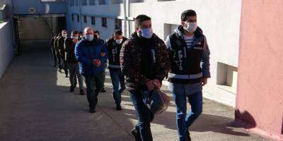 “Kene” operasyonu zanlıları adliyeye sevk edildi