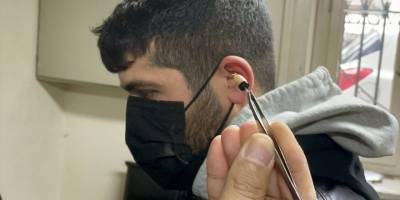 Ehliyet sınavında kameralı maske düzeneği