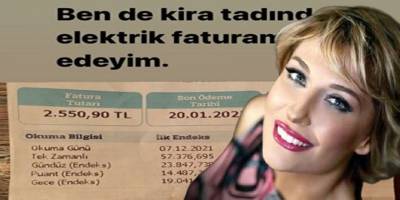 Gülse Birsel elektrik faturasını paylaştı: Kira tadında