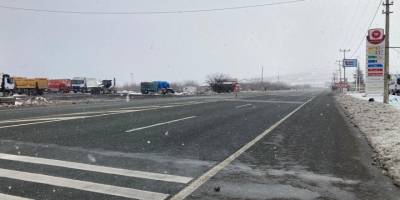 Malatya-Elazığ karayolunda ulaşım kontrollü sağlanıyor