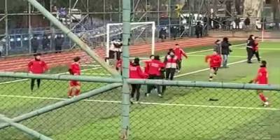 Amatör maçta ortalık savaş alanına döndü: 4 futbolcu yaralı