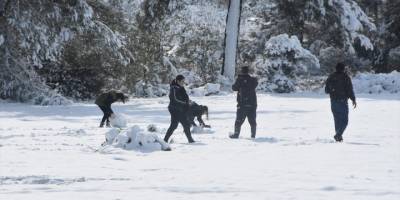 Marmaris ve Bodrum'da kar sevinci