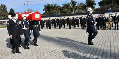 Çanakkale’de tekne faciasında hayatını kaybeden Teğmen Musa Bulut için tören düzenlendi