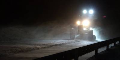 Ulaşıma kar ve tipi engeli