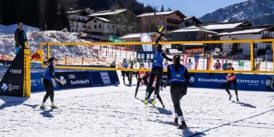 Kar Voleybolu Milli Takımı'ndan Wagrain Etabı’nda bronz madalya