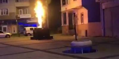 Uzunköprü’de Adalet anıtına saldırı!