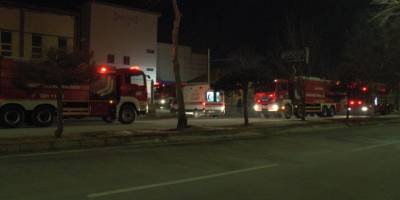 Kayseri’de fabrika yangını