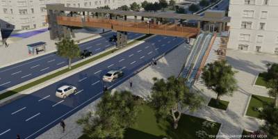 İzmir'de üst geçit projelerine estetik dokunuş