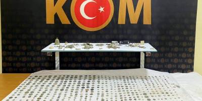 Manisa'da Roma ve Bizans dönemine ait tarihi eserler ele geçirildi