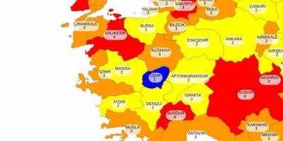 Ege Bölgesi'nin tek mavi kategorideki ili Uşak oldu