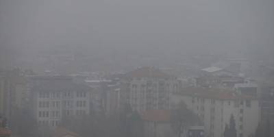 Uşak'ta sis etkili oluyor