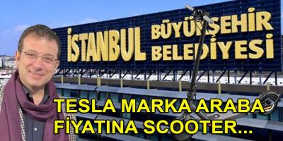 İmamoğlu'dan ulaşım atağı! 1.7 Milyona 15 tane scooter satın aldı...