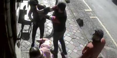 Zeytinburnu’nda öldüresiye dayak kamerada