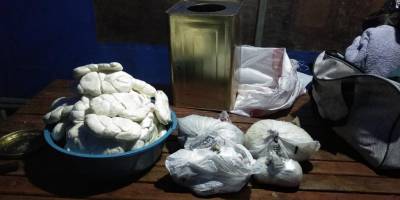 Peynir arasında esrar sevkiyatı