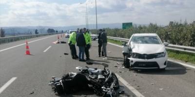 Aydın'da otomobille çarpışan motosikletin sürücüsü öldü, 1 kişi yaralandı