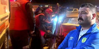 Edremit’te spor camiasını üzen kaza