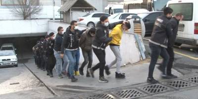 Uyuşturucu operasyonunda gözaltına alınan 20 şüpheli adliyeye sevk edildi