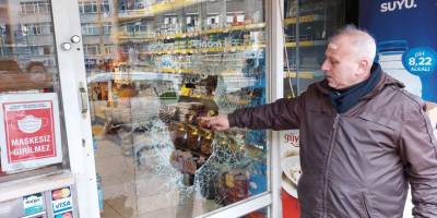 700 liralık camı kırıp, içeriden bozuk para çaldı