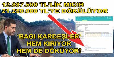 'Bagı Kardeşler' Kuşadası belediyesine hem mıcır kırıyor hem de döküyor!