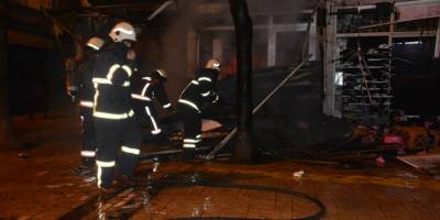 Ordu’da ayakkabı dükkanı yangında kullanılamaz hale geldi