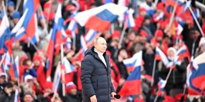 Rusya'da, Kırım'ın ilhak edilişinin 8. yıldönümü kutlandı