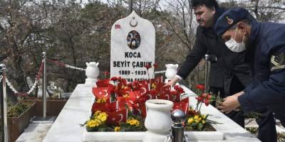 Koca Seyit memleketi Havran'da anıldı