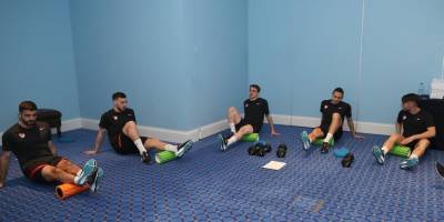 A Milli Takım salonda çalıştı