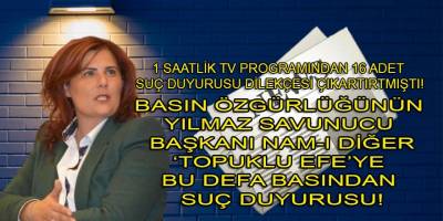 Bu da oldu! Çerçioğlu'na basın üzerinde asimetrik-psikolojik baskı kurmaktan suç duyurusu....
