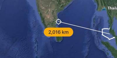 Eşine ulaşmak için şişme bot ile 2 bin kilometrelik deniz yolculuğuna çıktı