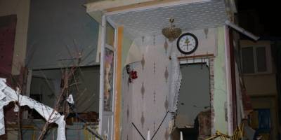 1 kişinin ağır yaralandığı patlamaya doğalgaz neden oldu, patlama anı kamerada