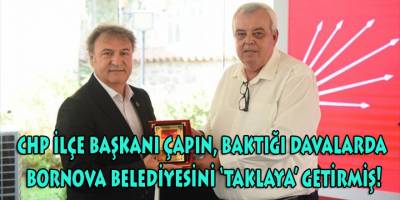 CHP Bornova İlçe Başkanı Çapın'ın üstünlüğü, Bornova Belediyesinden kazandığı davalarla ortaya çıktı!